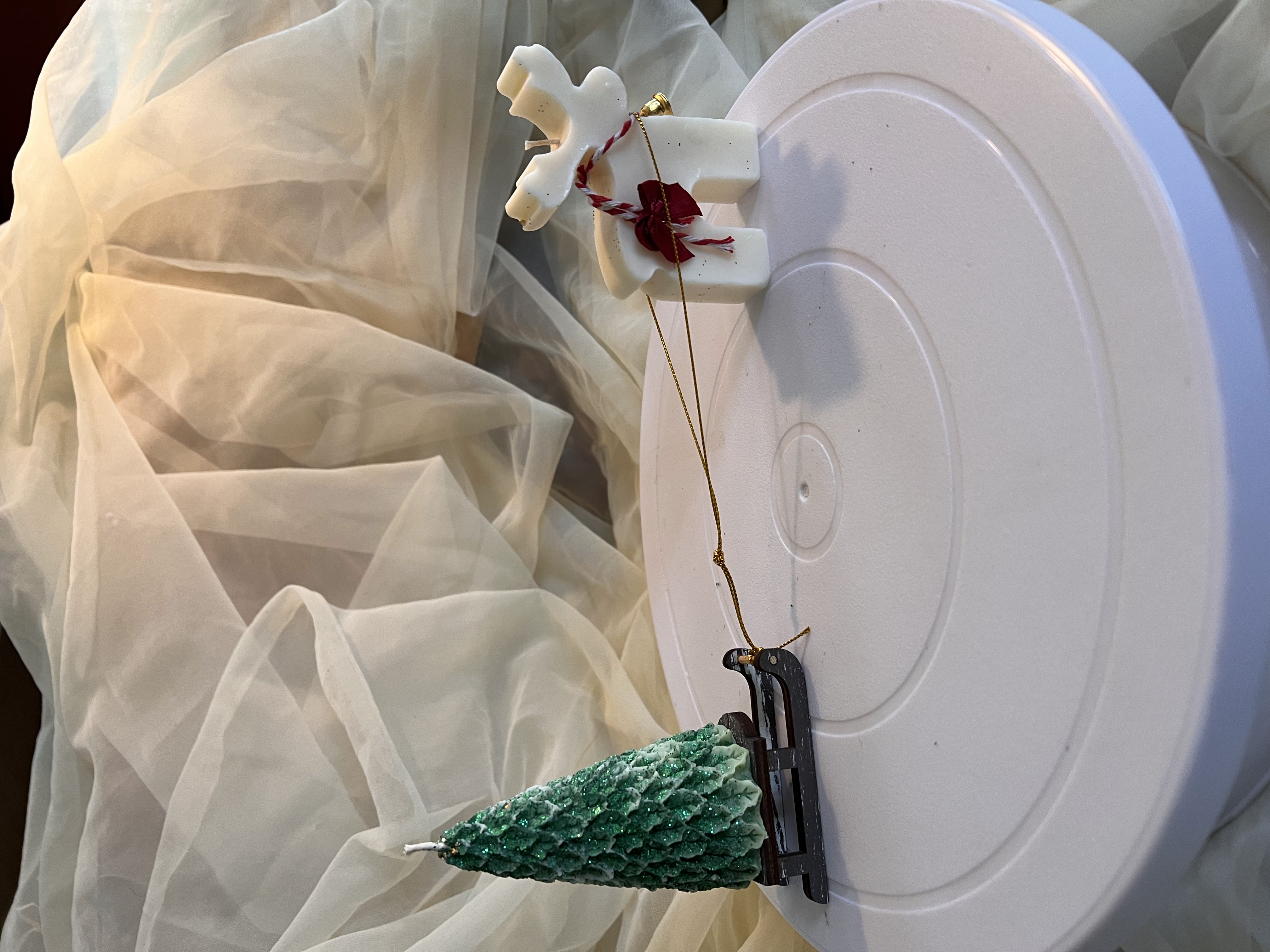 Świeca dekoracyjna renifer