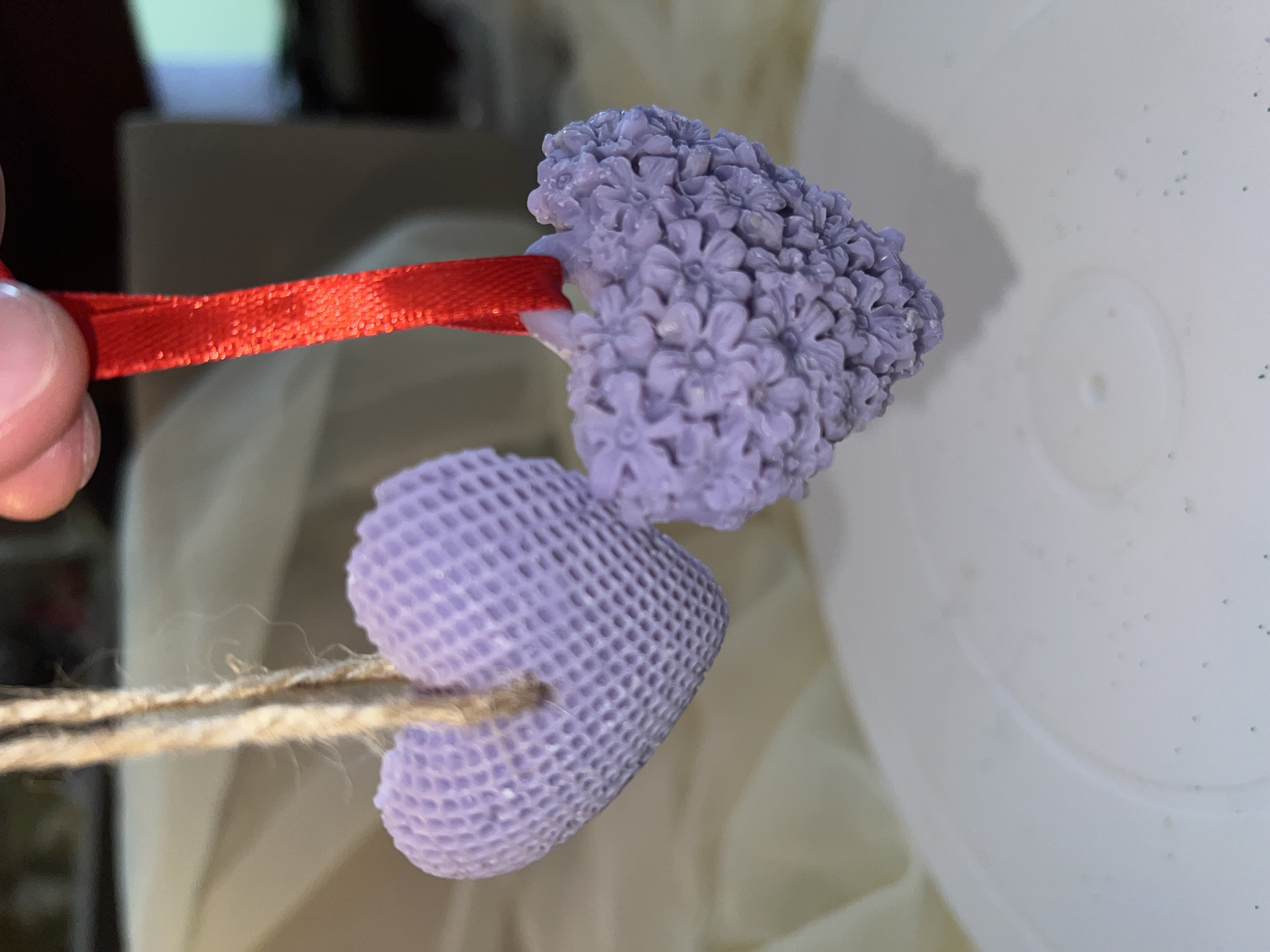 Świeca zapachowa w kształcie serca