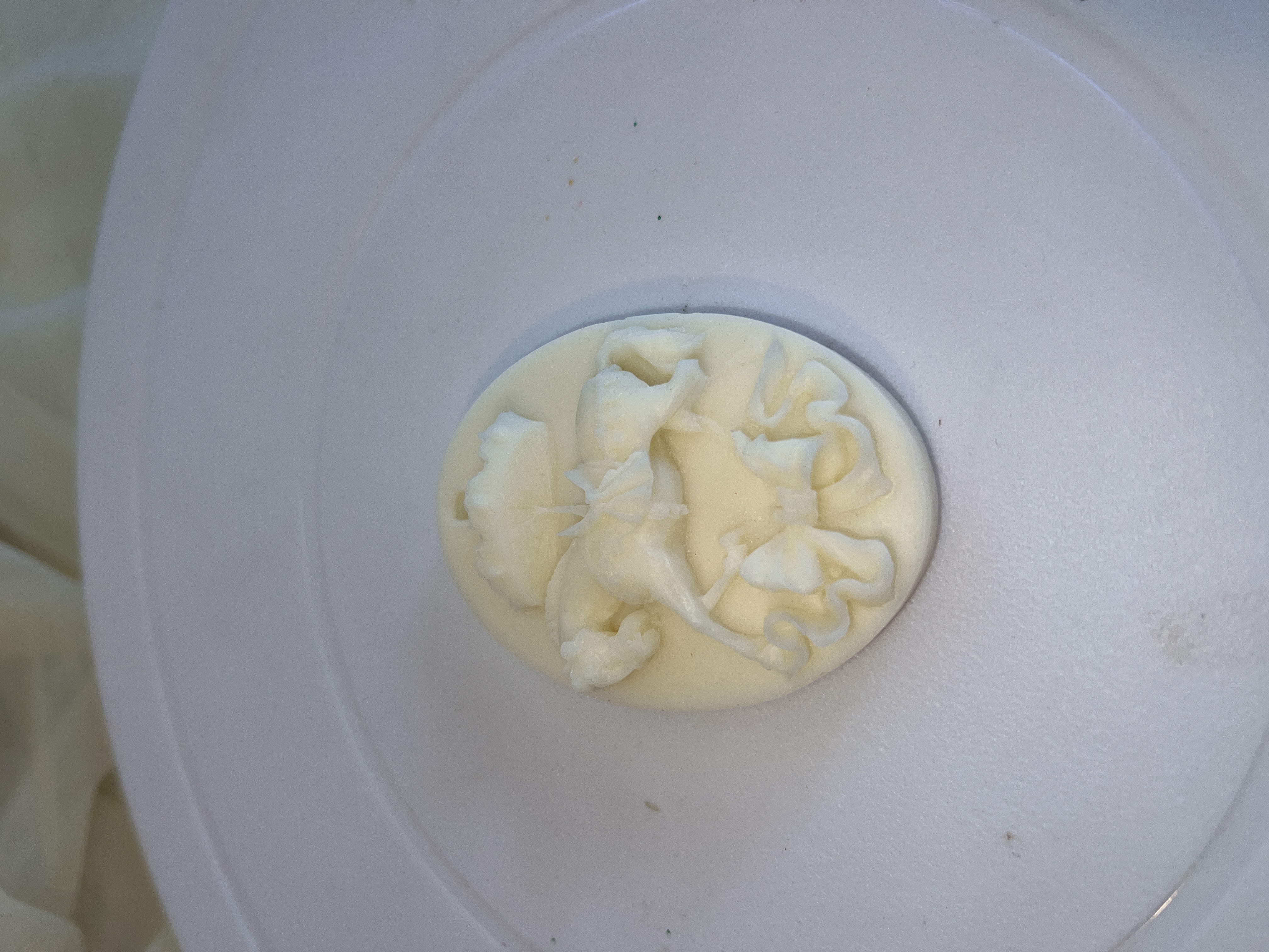 Ozdoba z wosku sojowego