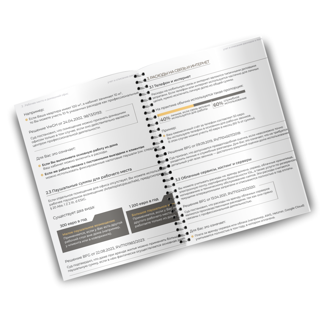 Гайд 2025: Какие расходы можно списывать в Австрии