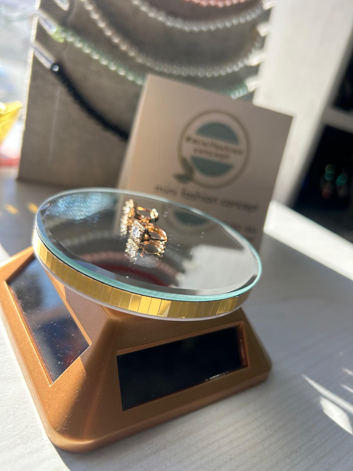 Cercei din inox cu zirconiu