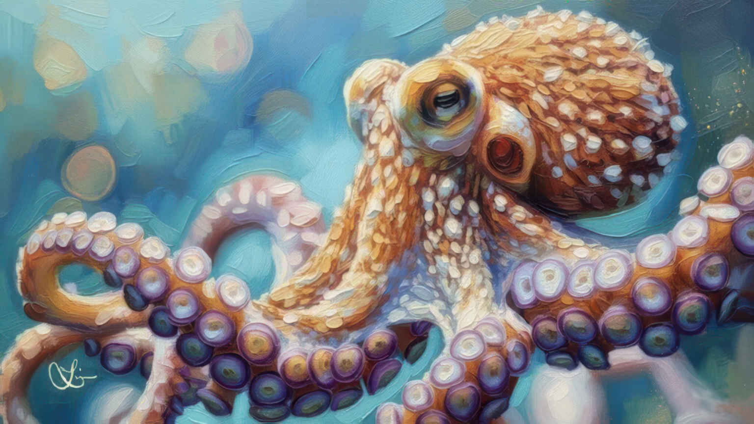 Octopus Art Print