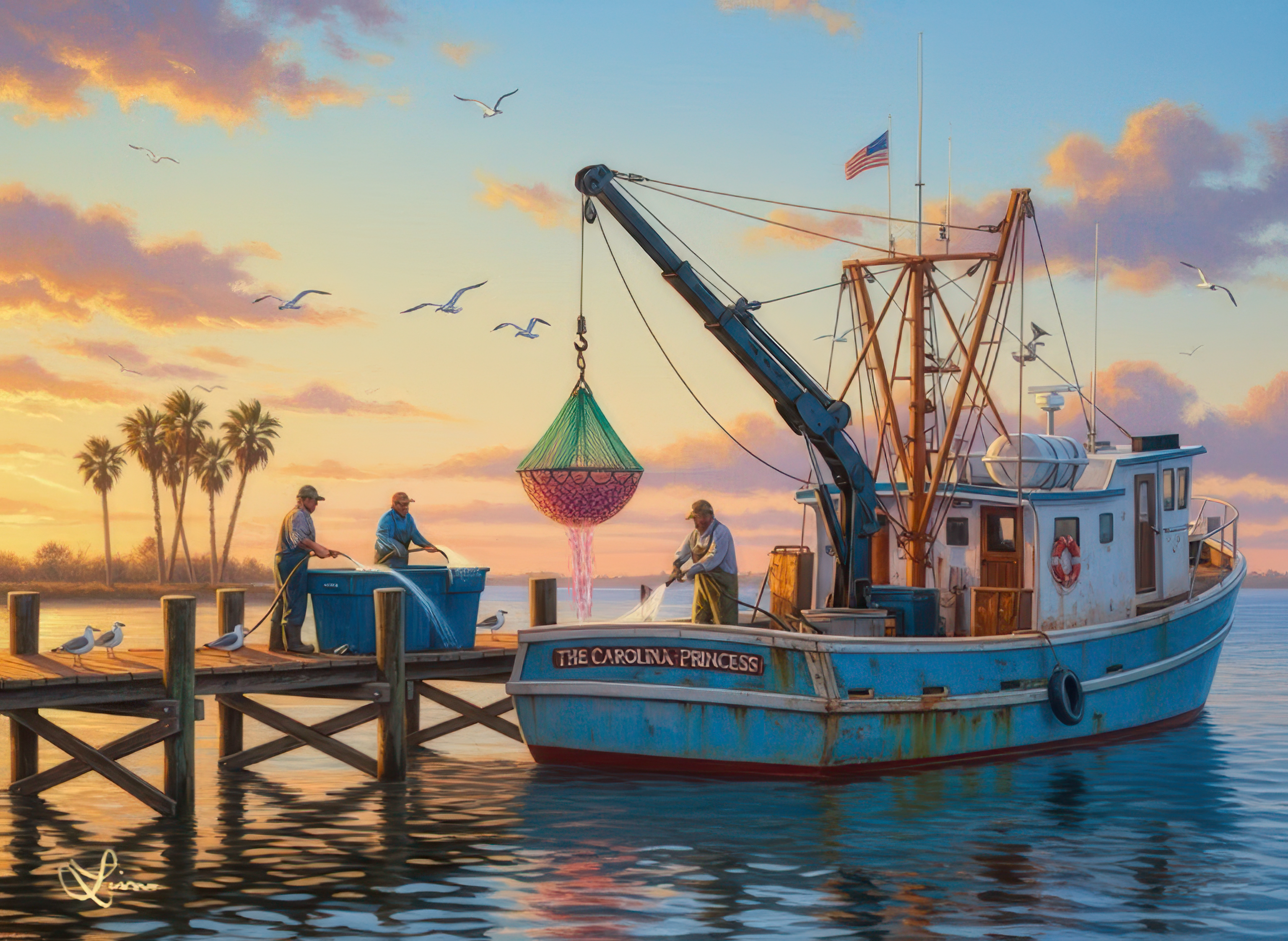 The Carolina Princess Shrimp Boat