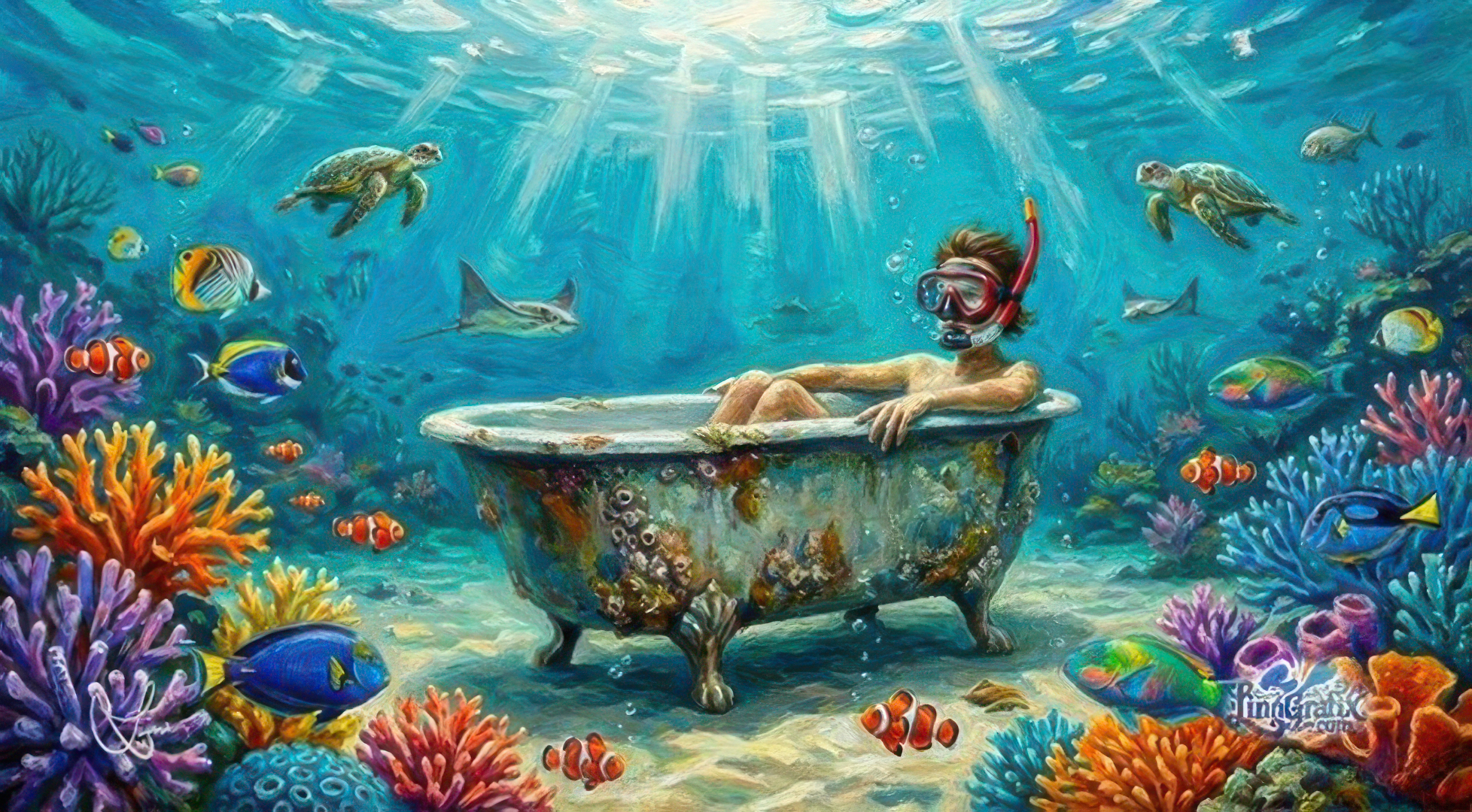 Bath Time Below - Digital Download