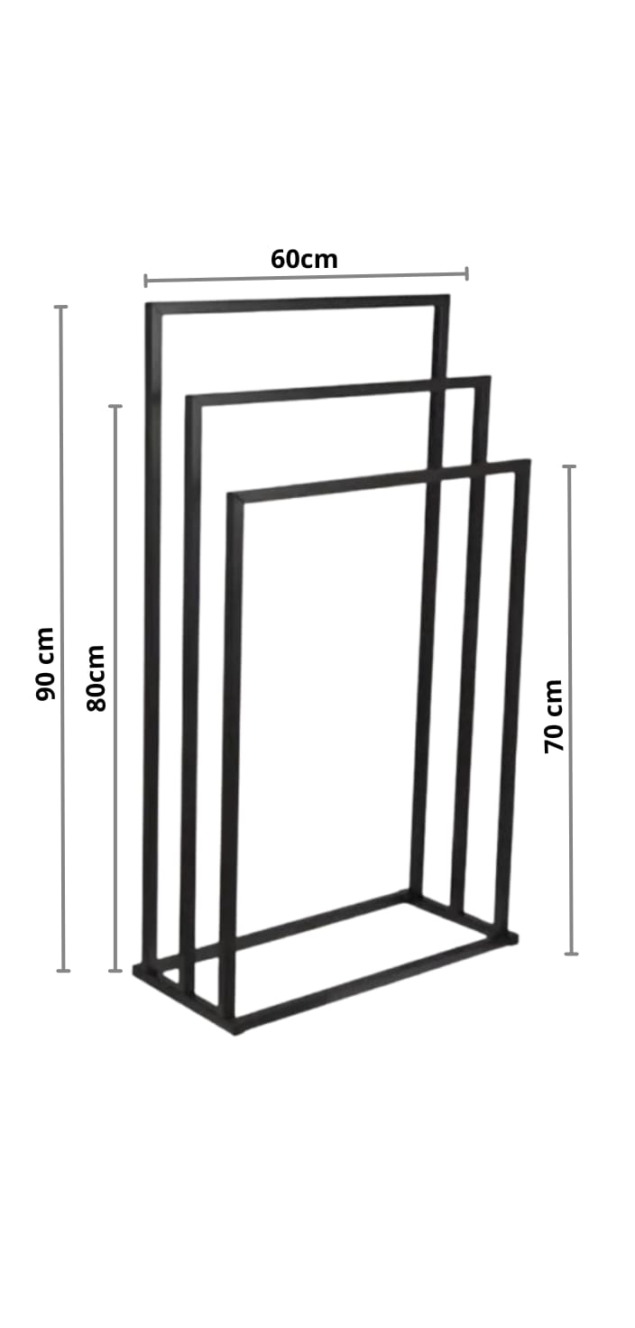Toallero de piso de herrería estilo industrial | Mobilia Desing