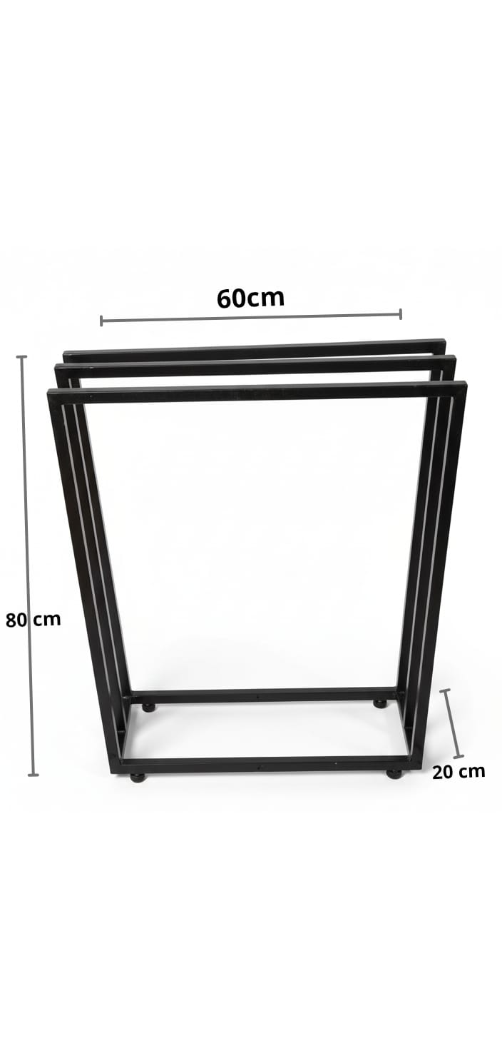 Toallero de piso de herrería estilo industrial | Mobilia Desing