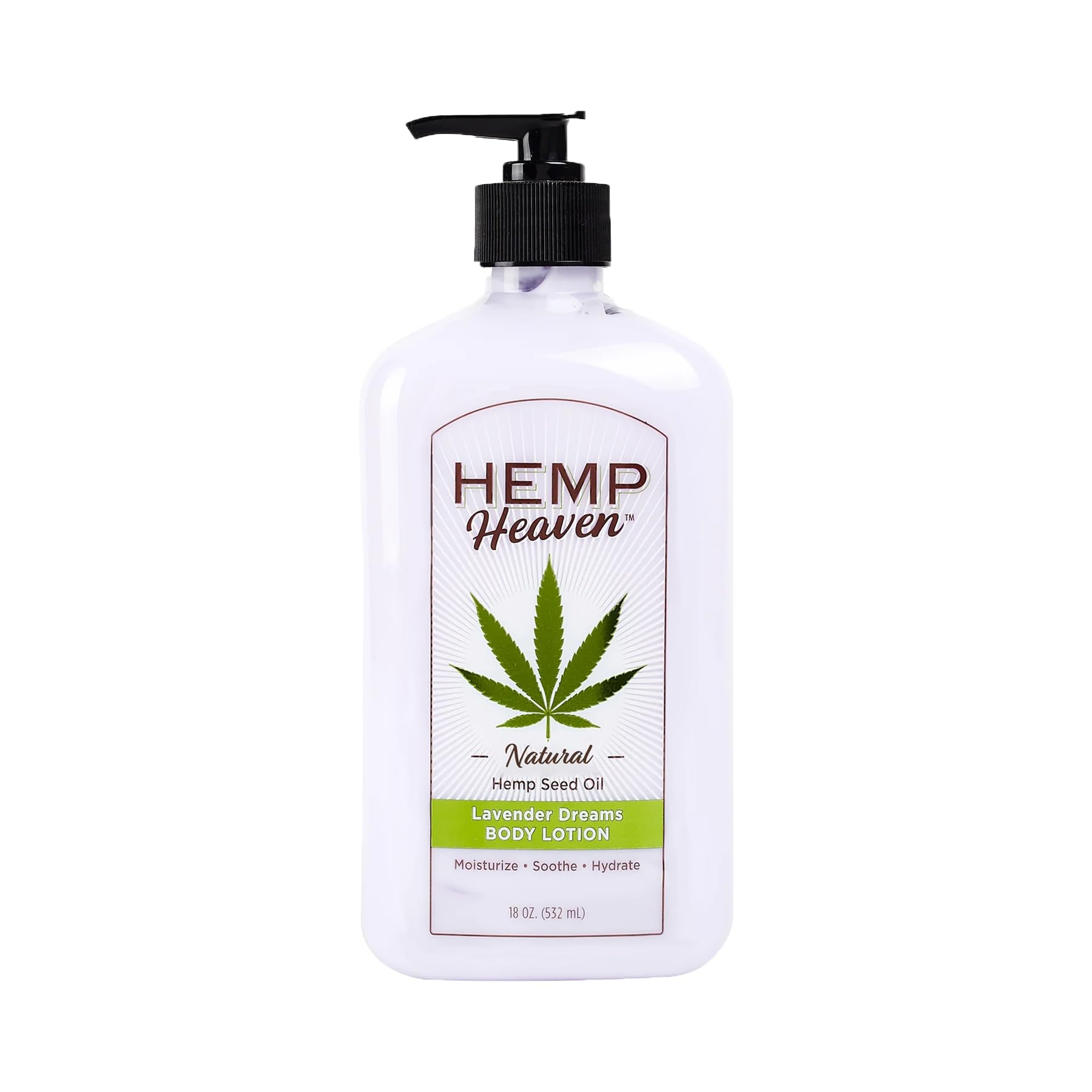 Hemp Heaven Moisturizing Body Lotion – Lavender dreams made with Natural Hemp Seed Oil For Men & Women,18 Oz