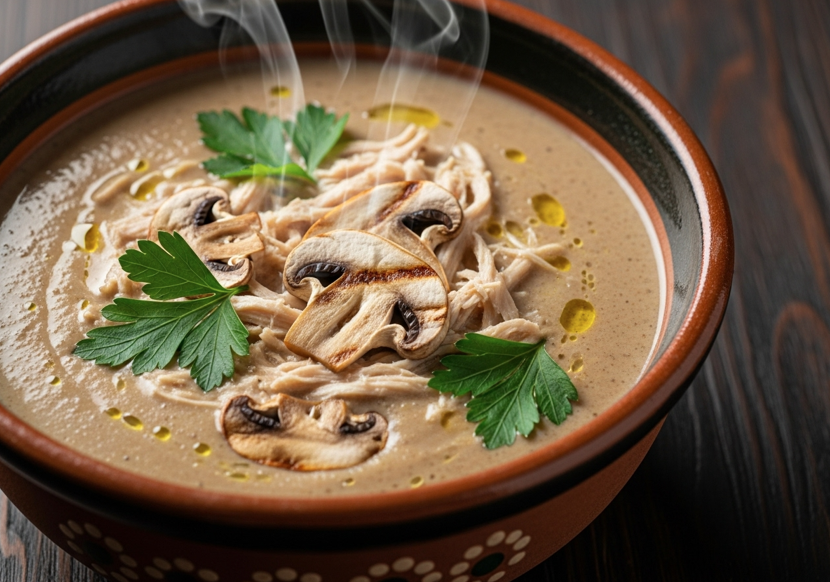 Crema de Champiñones