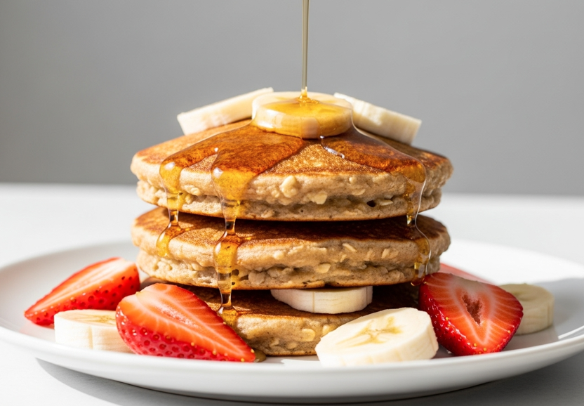 Hot Cakes de Avena y Platano