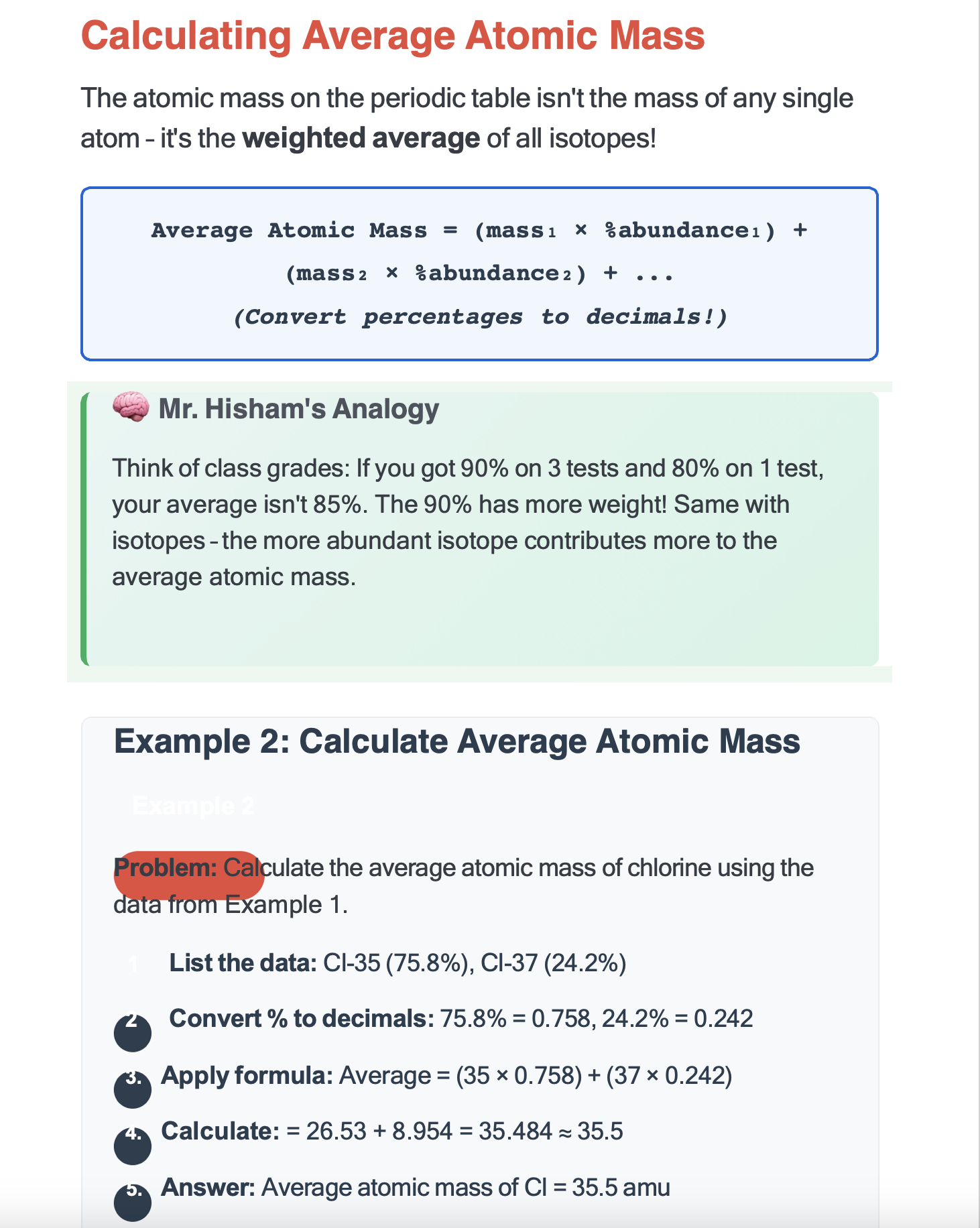 AP Chemistry Rescue Unit 1 Comprehensive Student Guide