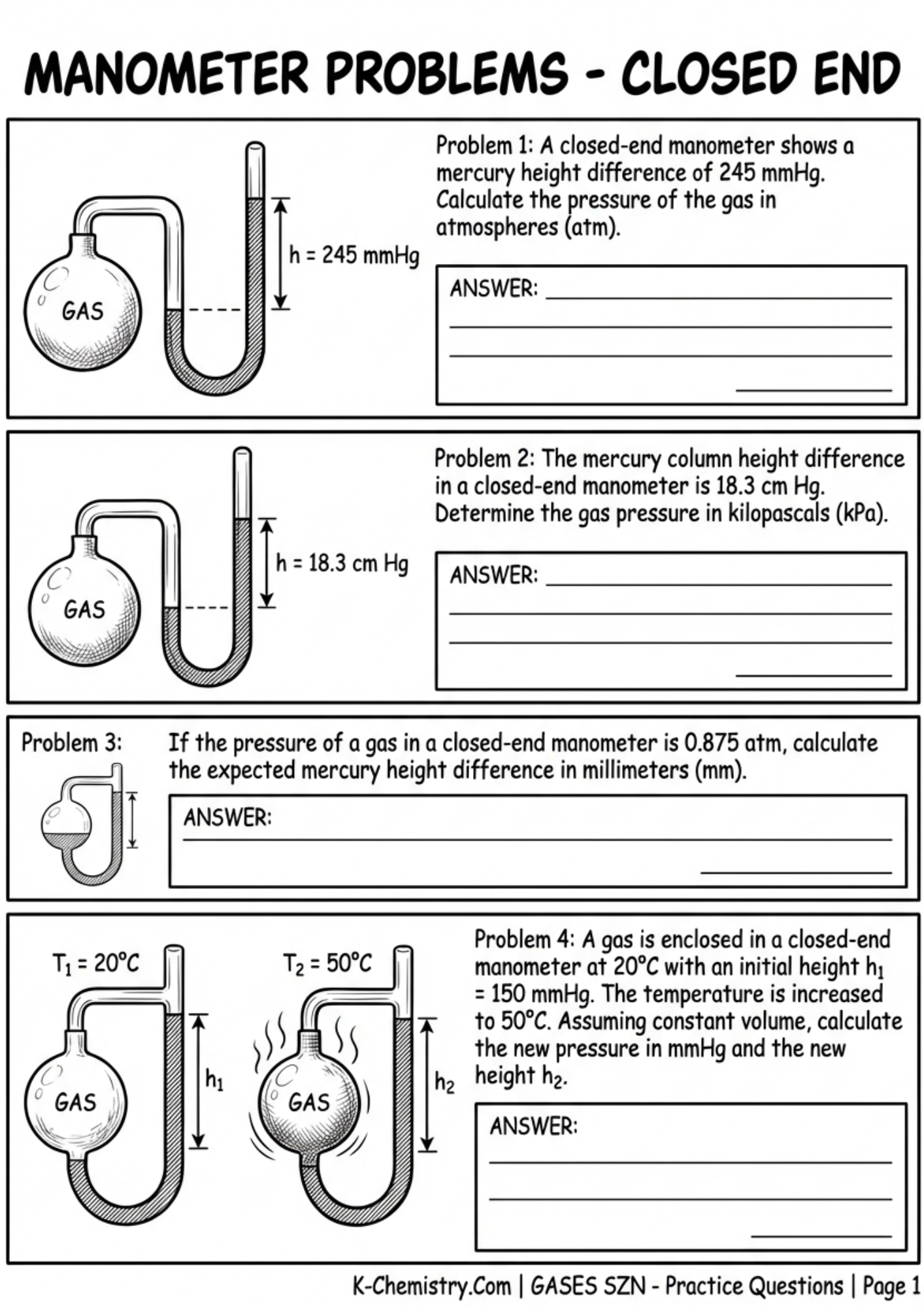Gases SZN Practice
