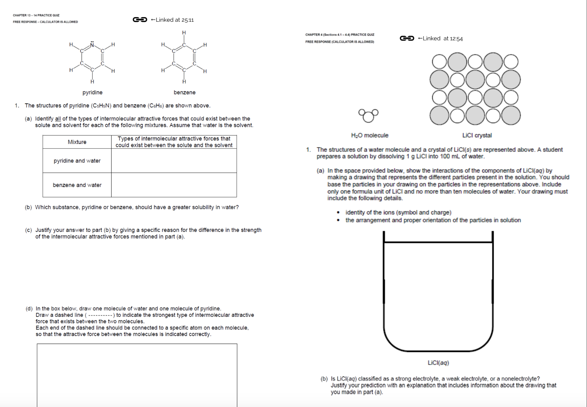 Practice Quizzes by Unit