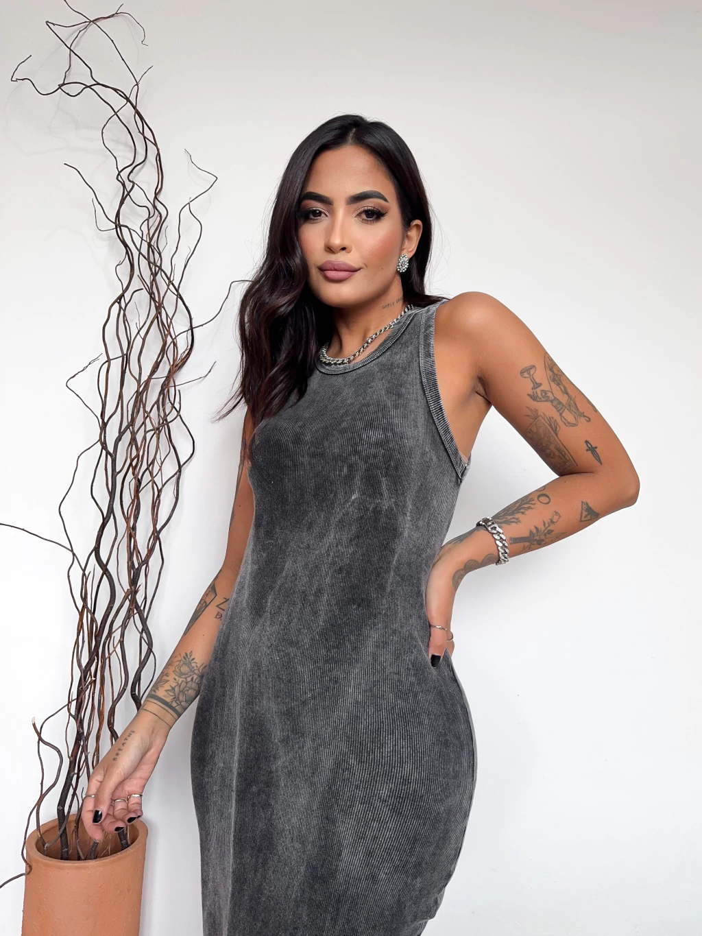 Vestido Jade Estonado
