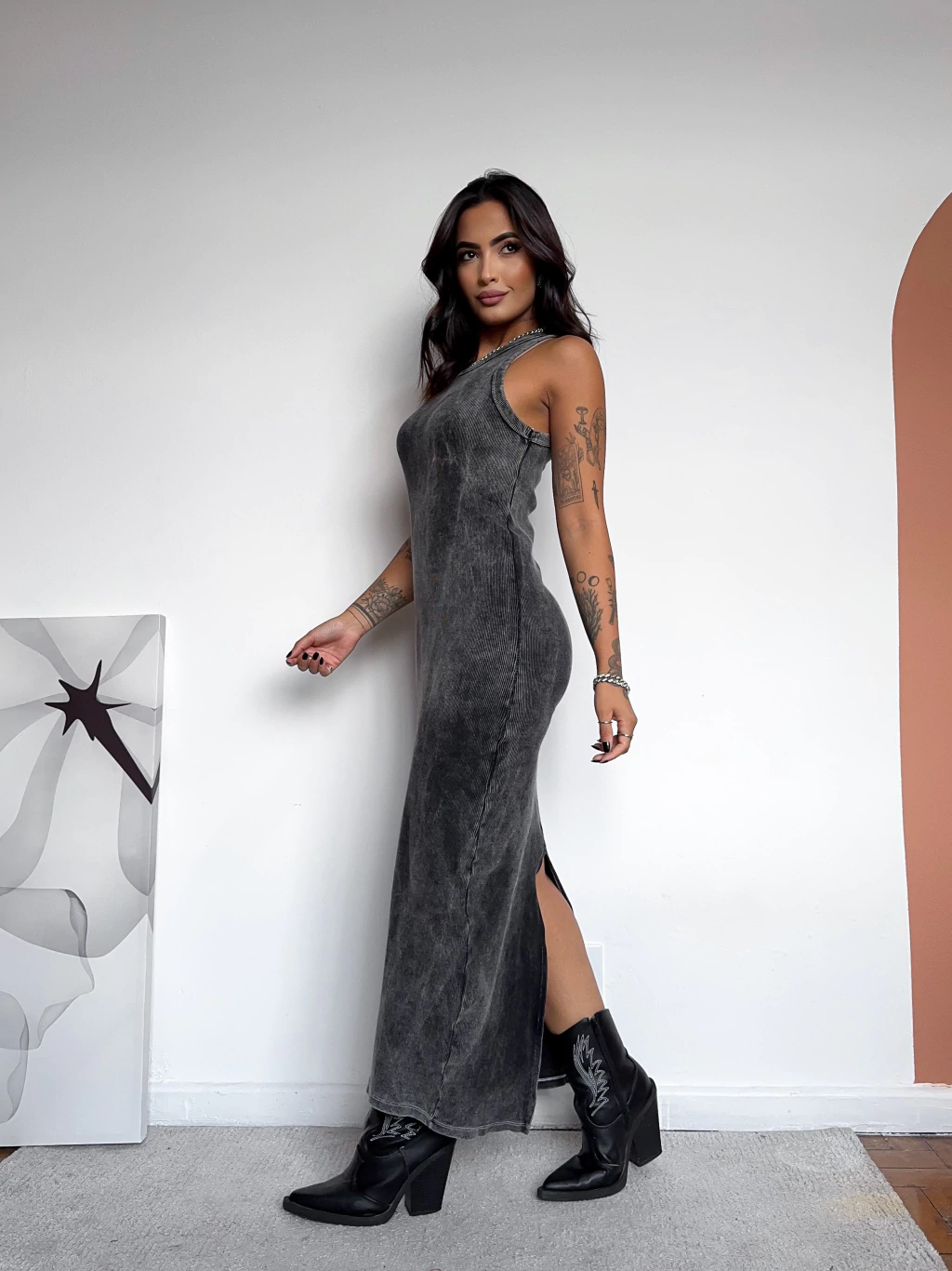 Vestido Jade Estonado