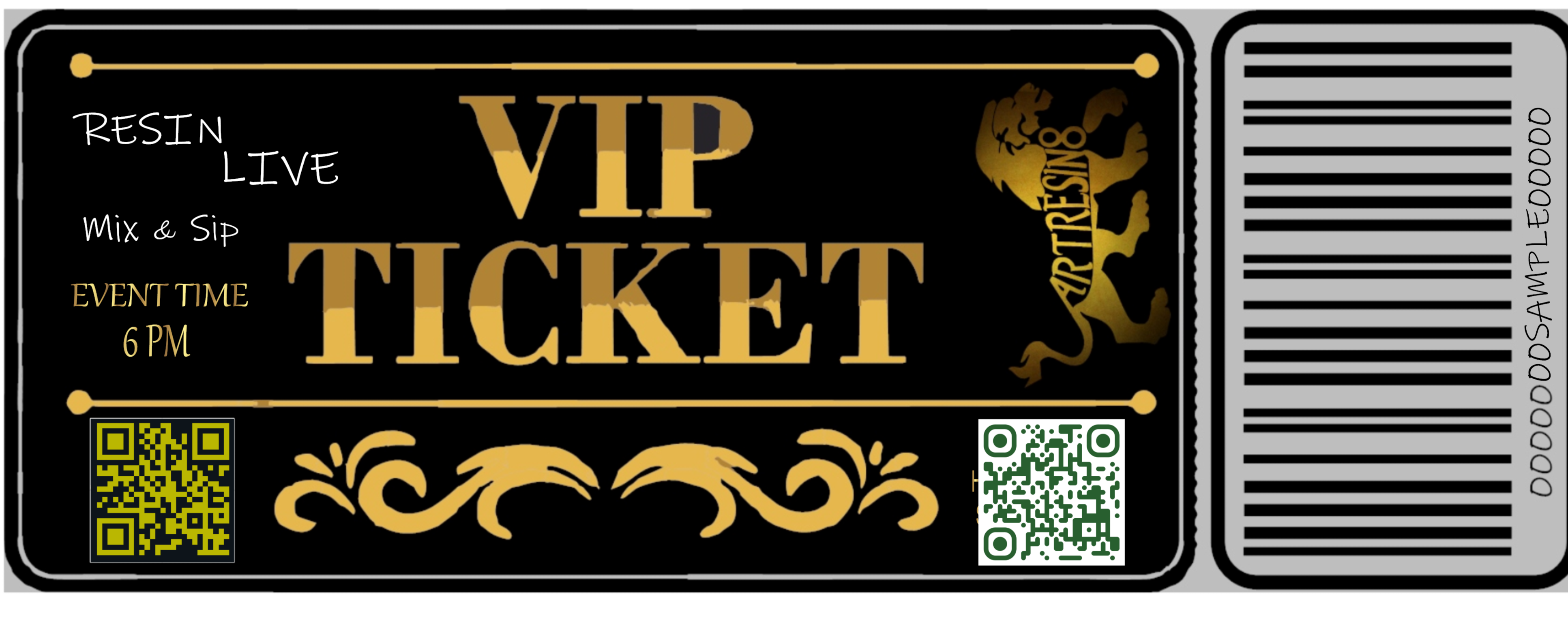 VIP Ticket for Resin Live Event