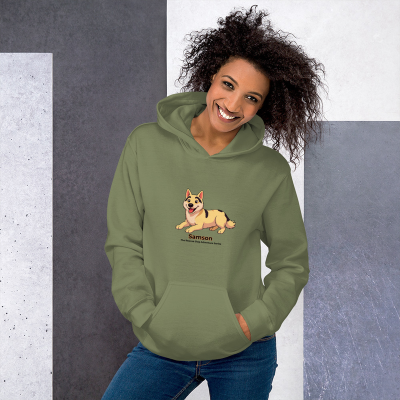 Samson Print Adult Unisex Hoodie