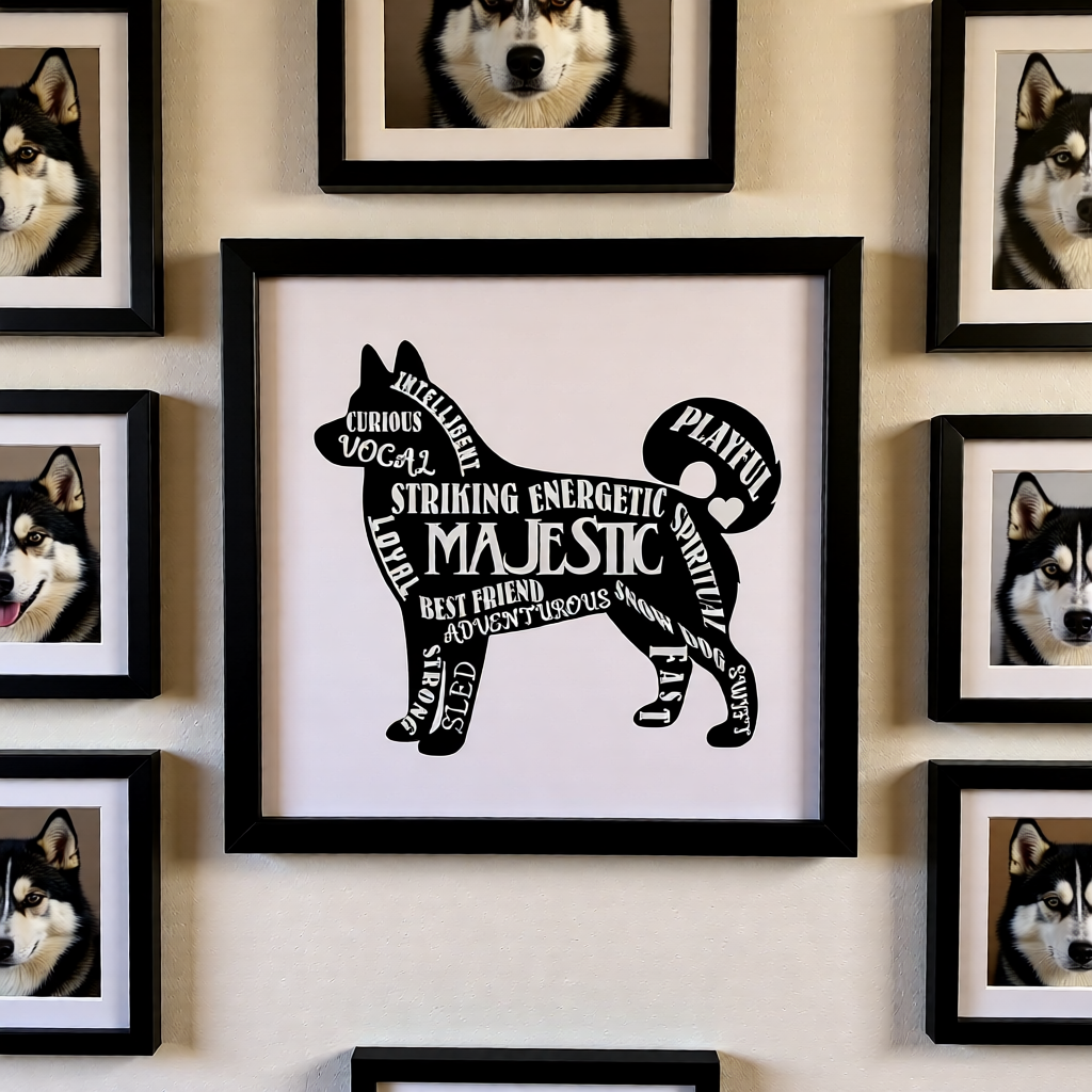 Husky Word Art Printable 