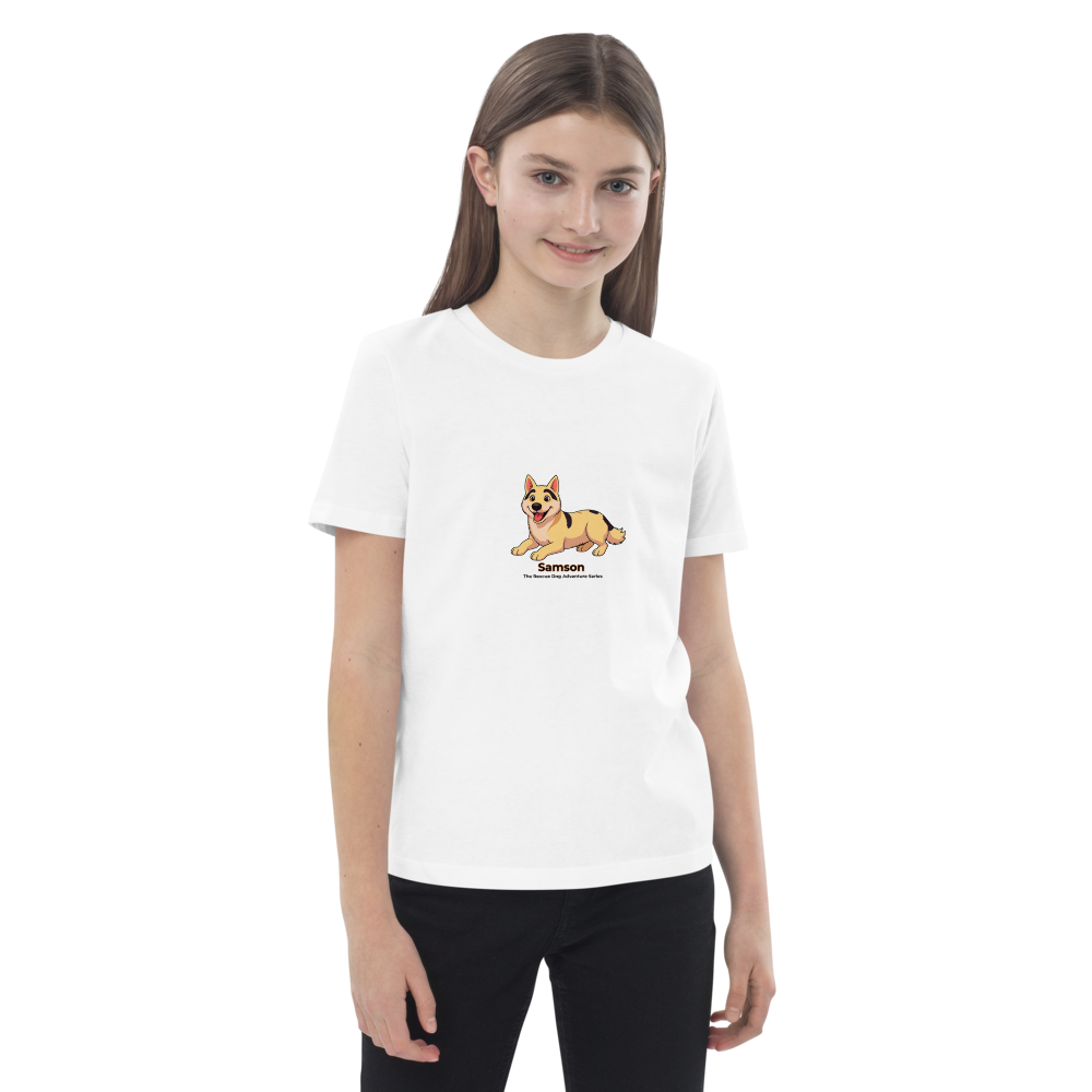 Samson print organic cotton kids t-shirt