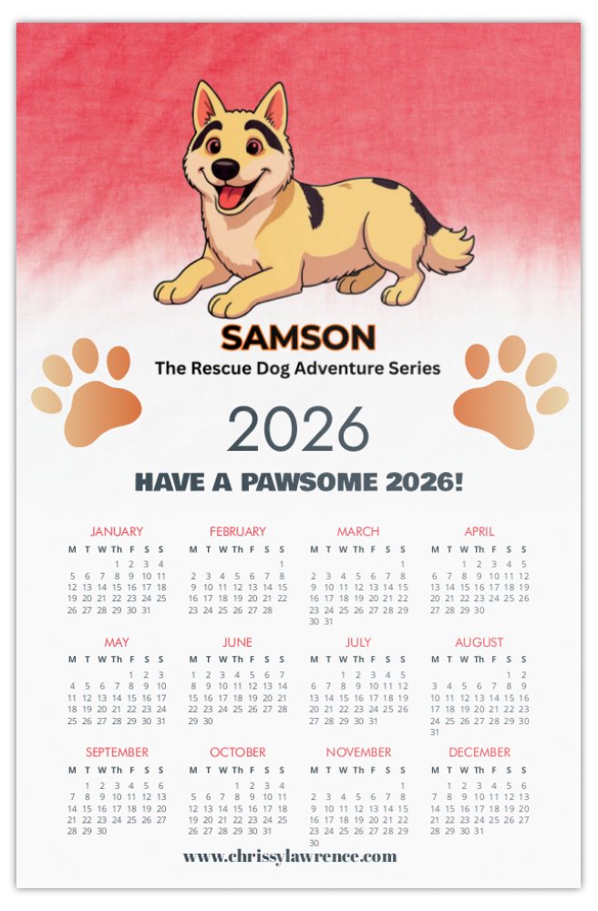 Samson 2026 Wall Calendar
