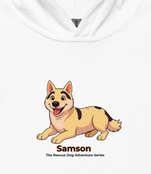 Samson print Youth heavy blend hoodie