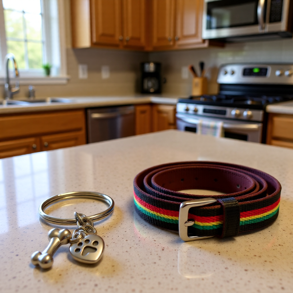 Dog Lover Keyring I My Dog Bone Charm | Paw Print Keychain | Dog Mum Gift | Pet Lover Accessory