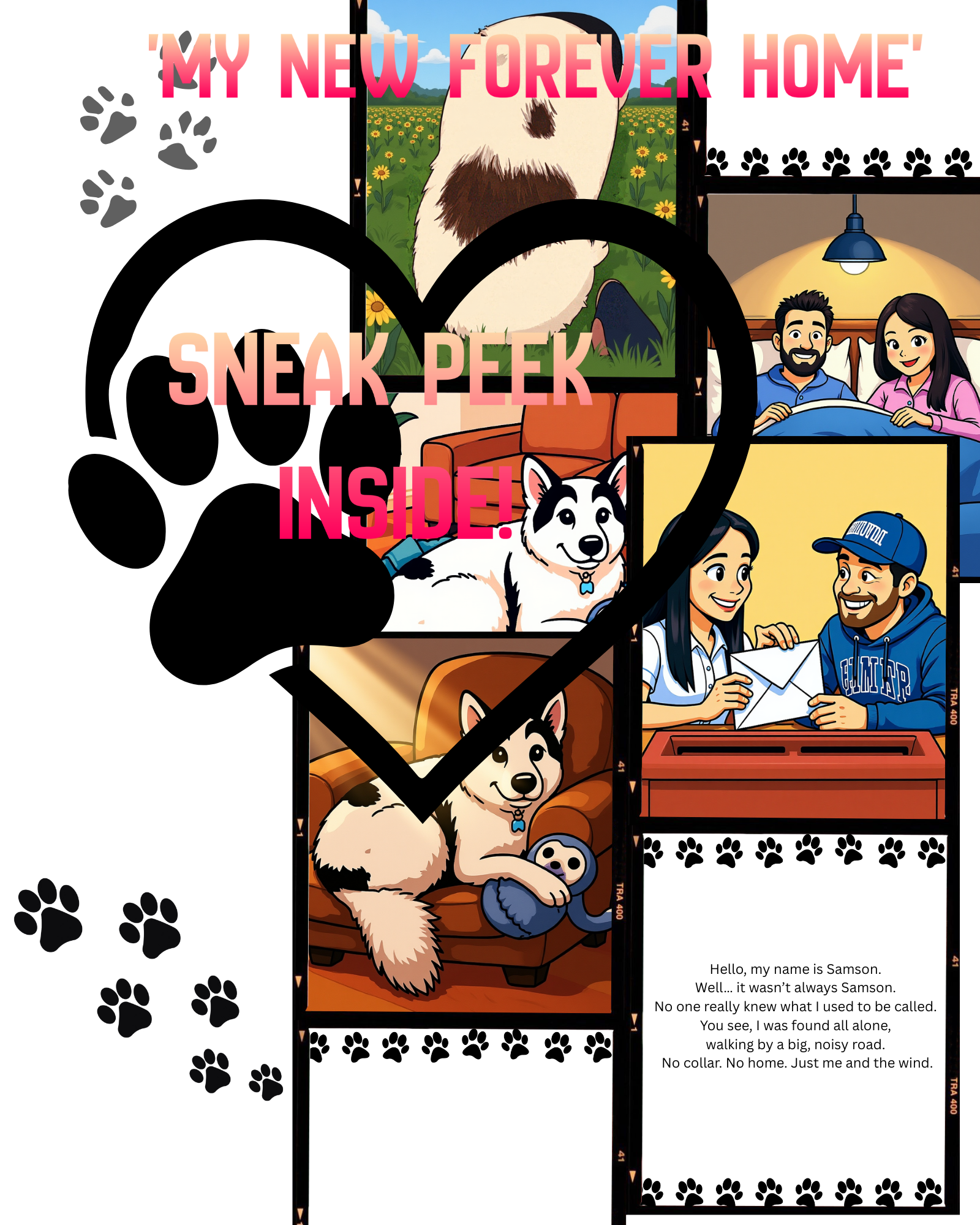 Samson The Rescue Dog Adventure Series: My New Forever Home