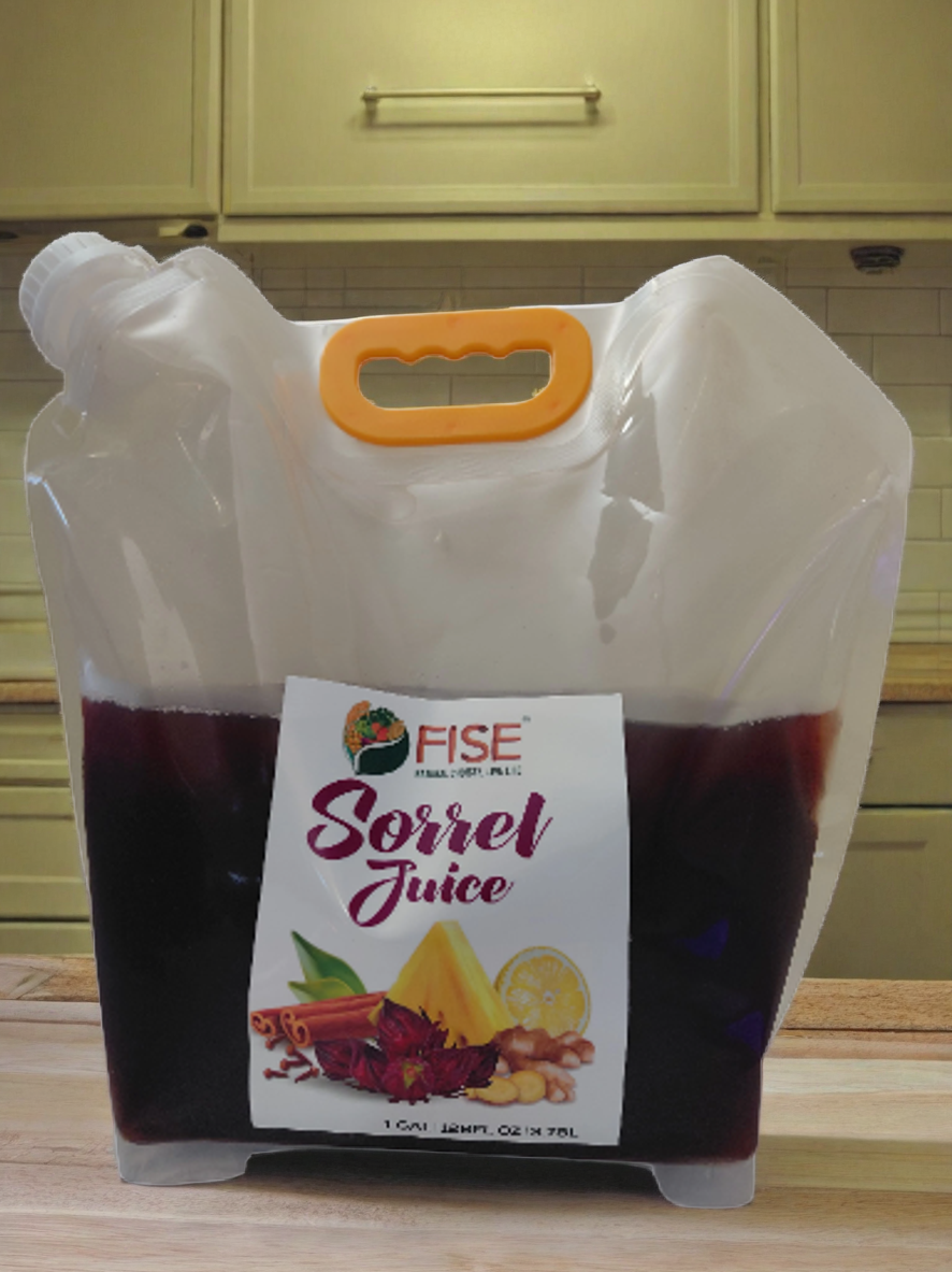 Plastic Jug of Sorrel Juice 128FL OZ/3.77 ML