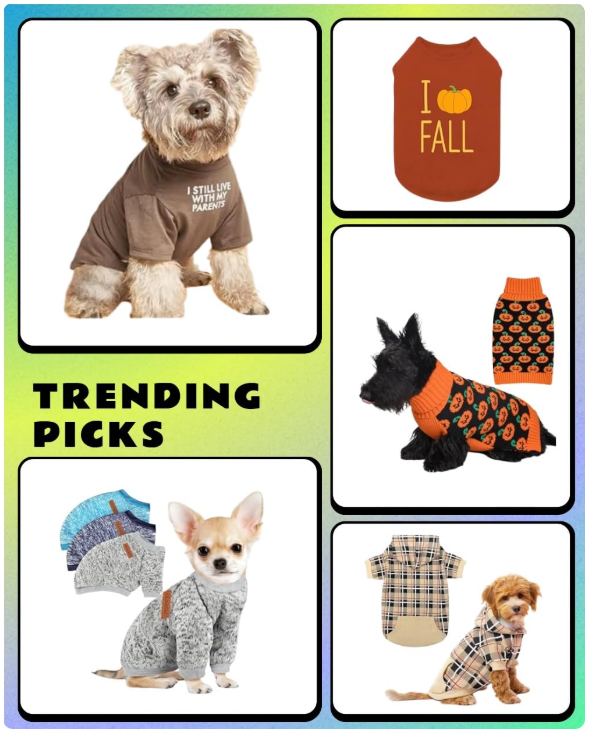Ropa de otoño para perros