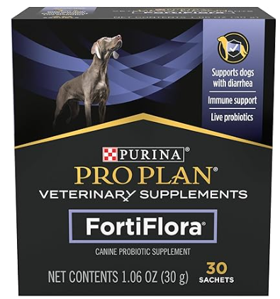 Suplemento probiótico FortiFlora para perros