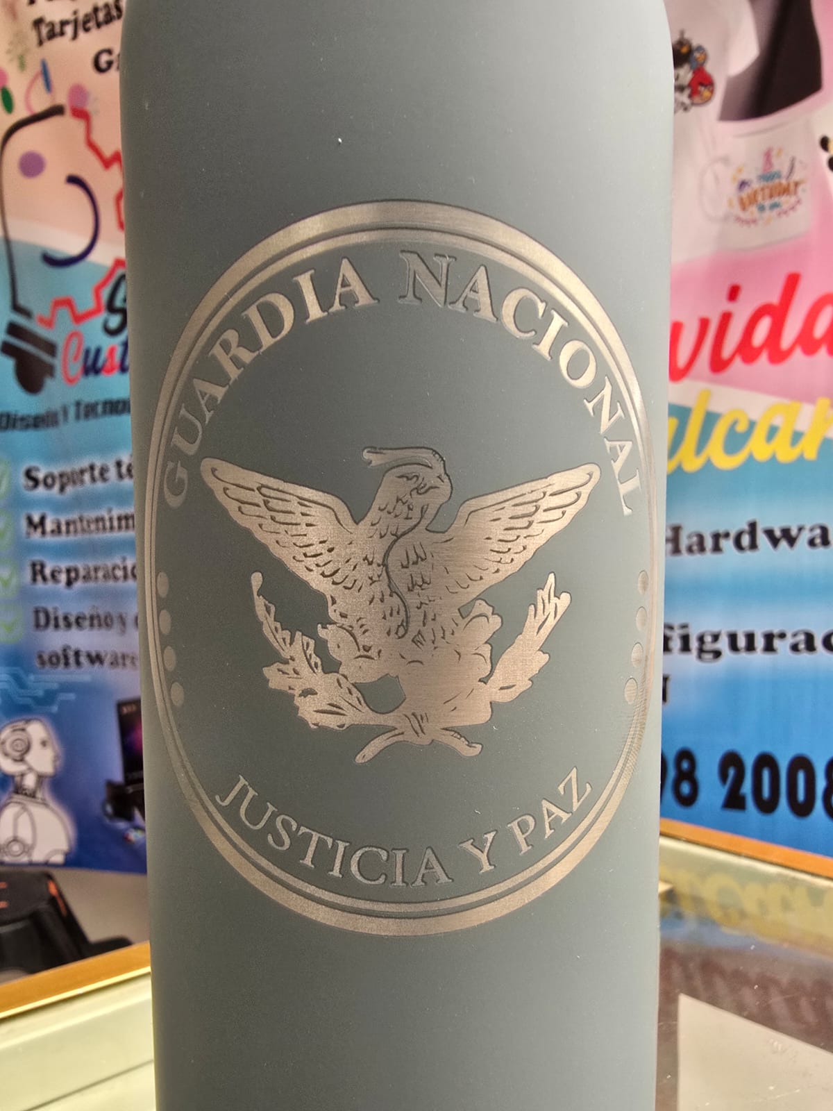 Termo personalizado con grabado láser