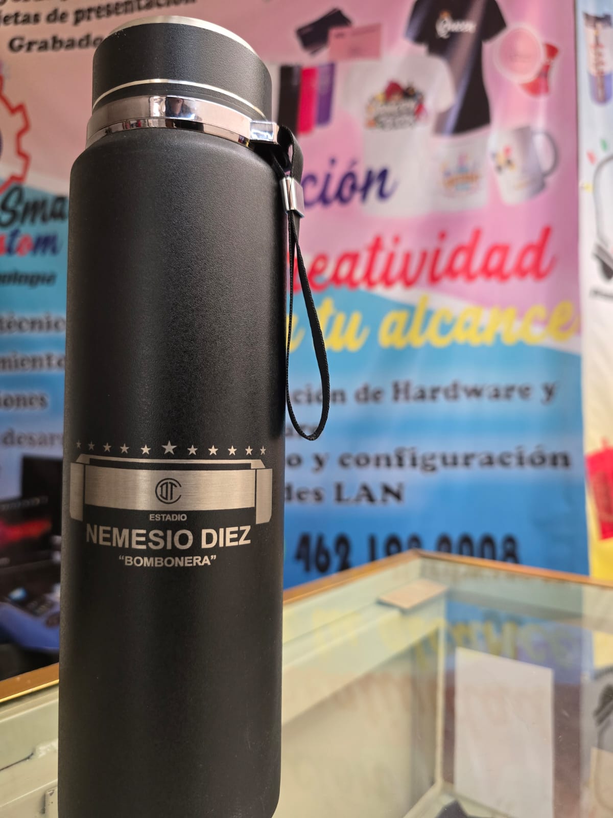 Termo con grabado láser