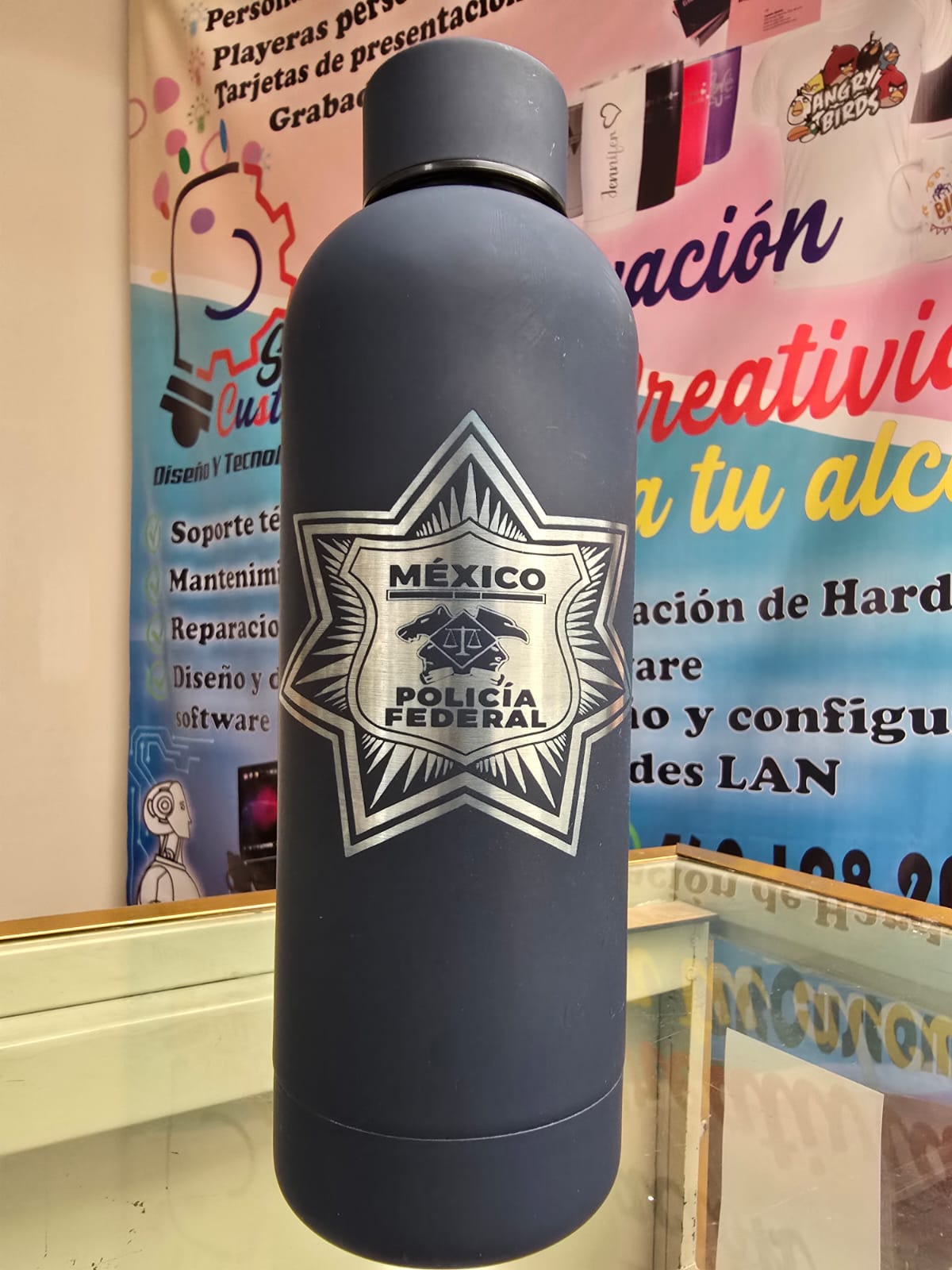 Termo personalizado con grabado láser