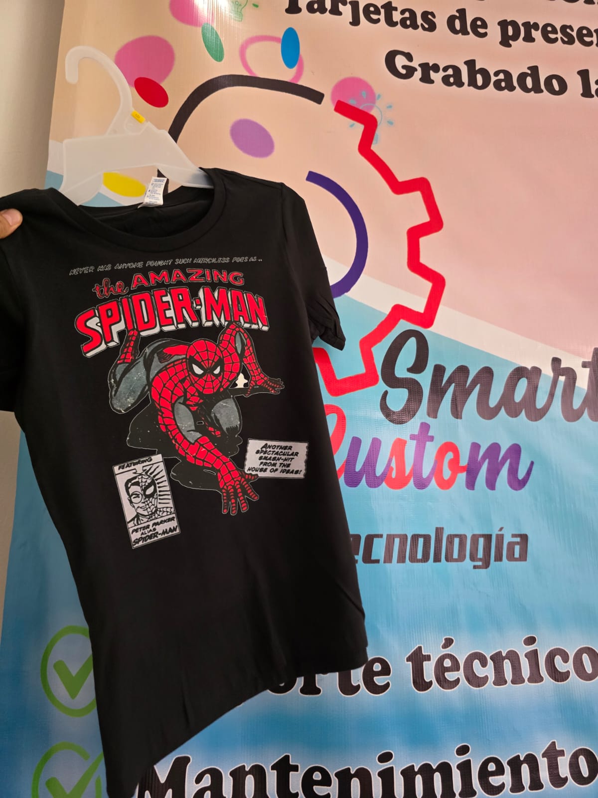 Playera personalizada con DTF Textil