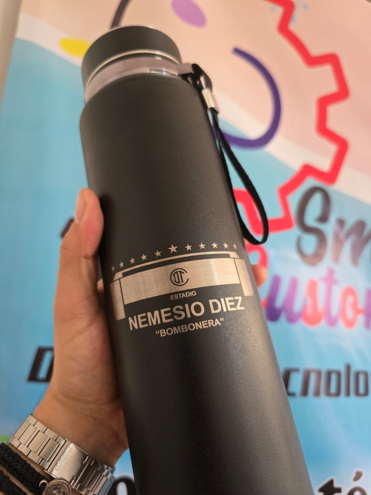 Termo con grabado láser