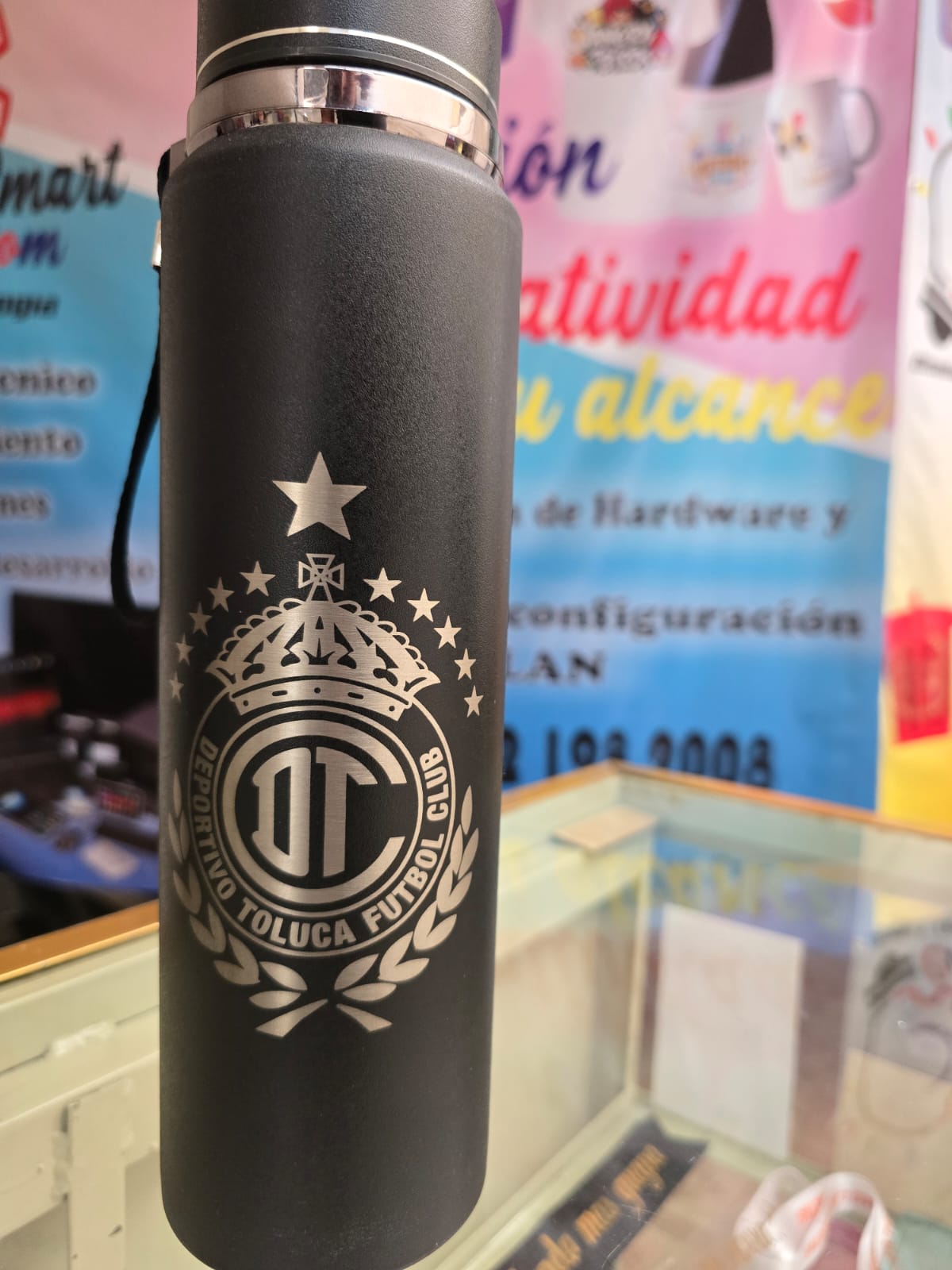 Termo con grabado láser