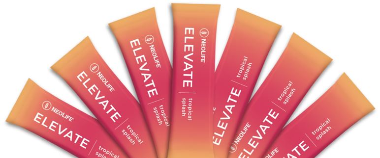 Elevate maisto papildas su L-teaninu, aminorūgštimis ir vitaminais.  