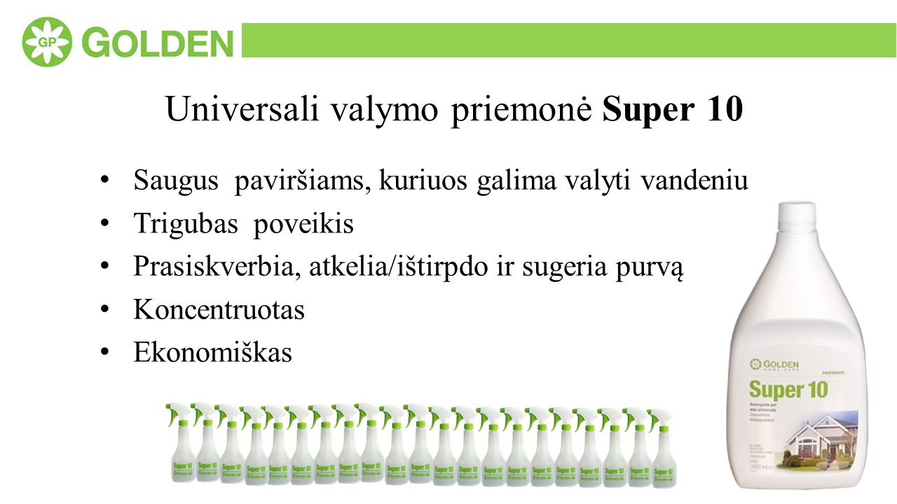 Super 10 valymo priemonė, 1 litras