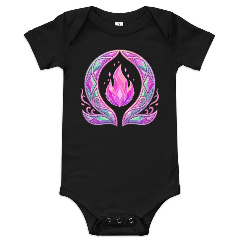 Pink UNDNBL Logo Baby short sleeve one piece
