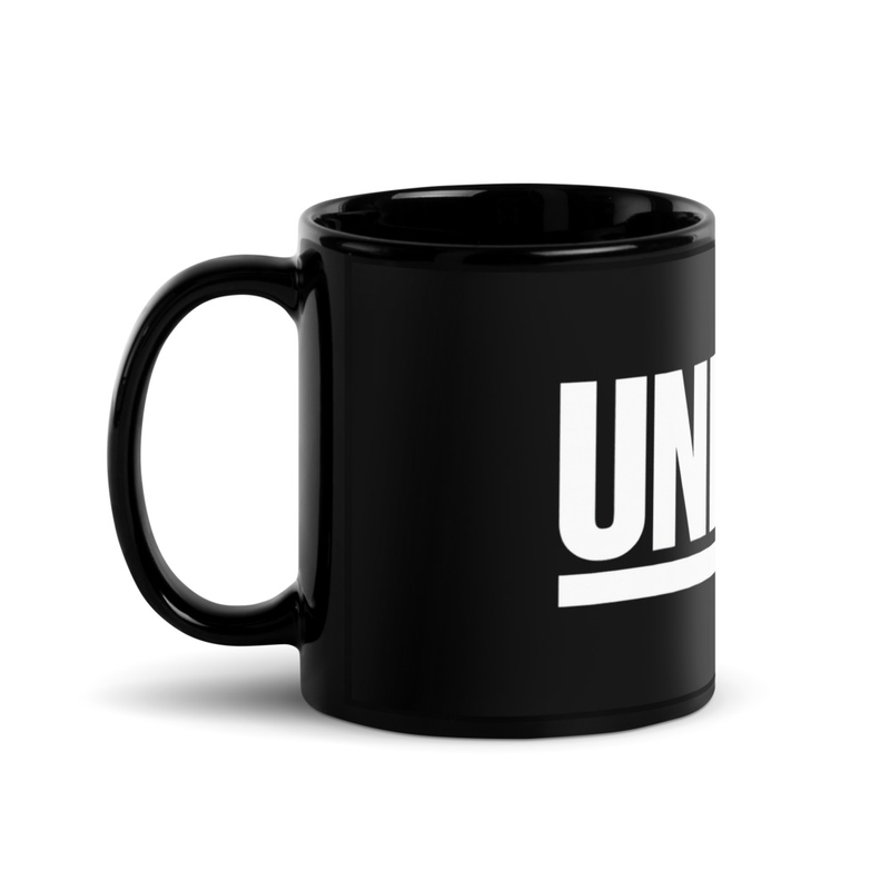 UNDNBL Black Glossy Mug
