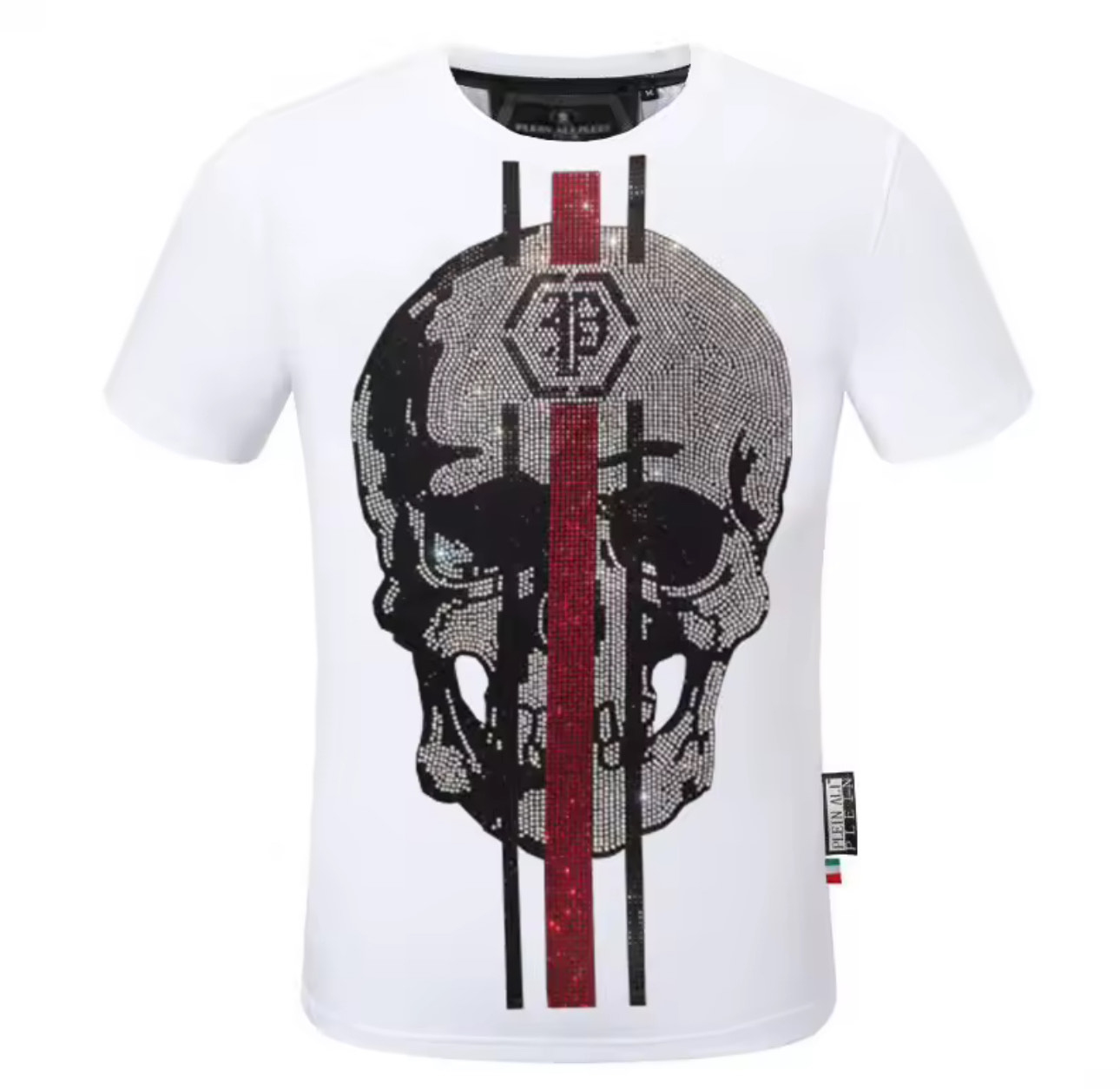 White Skull Graphic T-Shirt