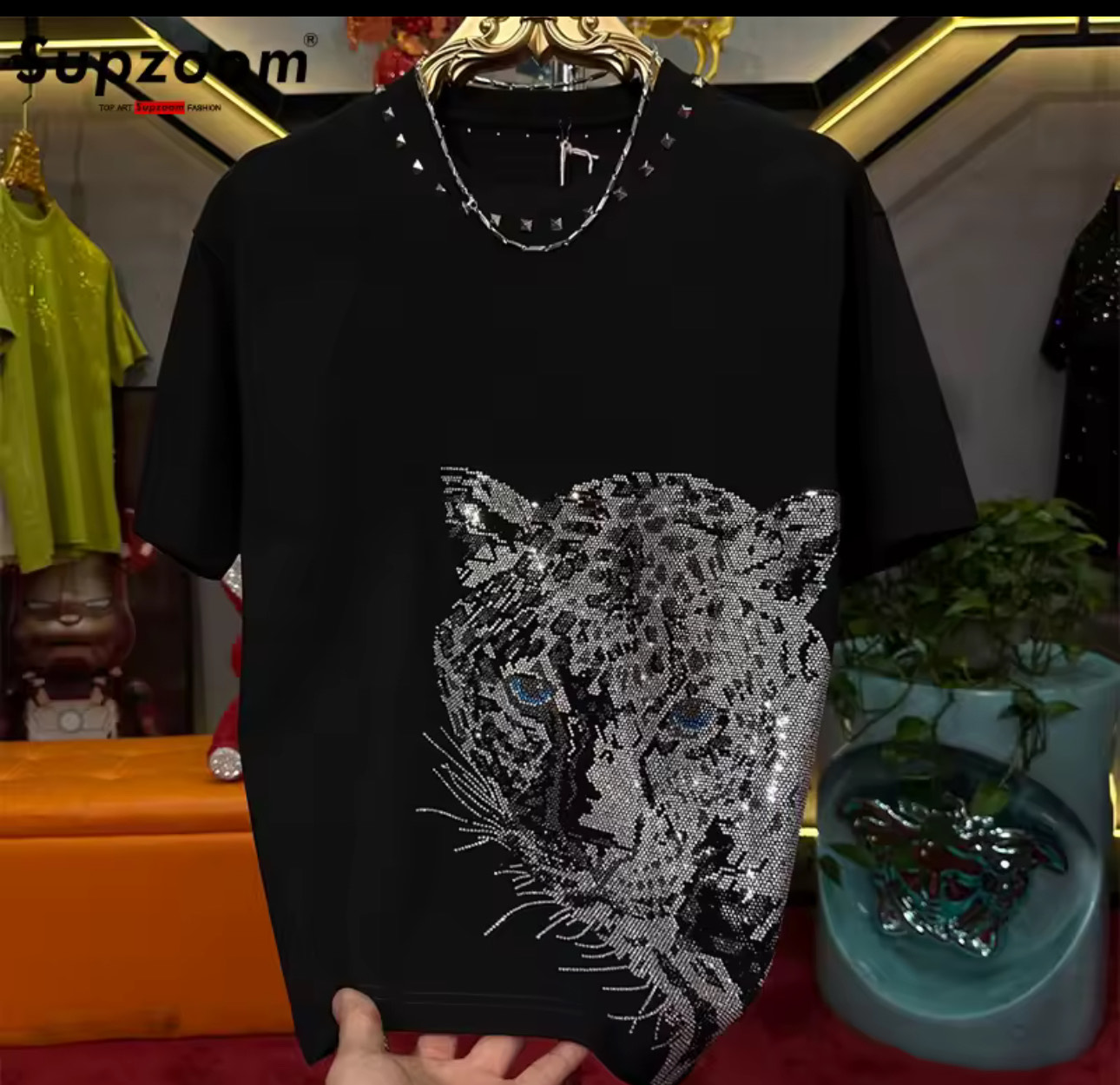 Black Panther Sequin T-Shirt