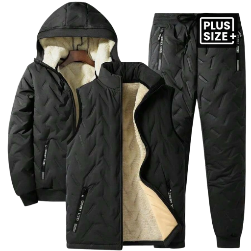 Men's Plus Size Winter Warm Tracksuit