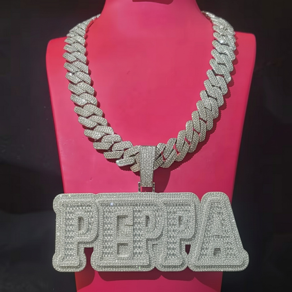 Peppa Diamond Cuban Link Chain