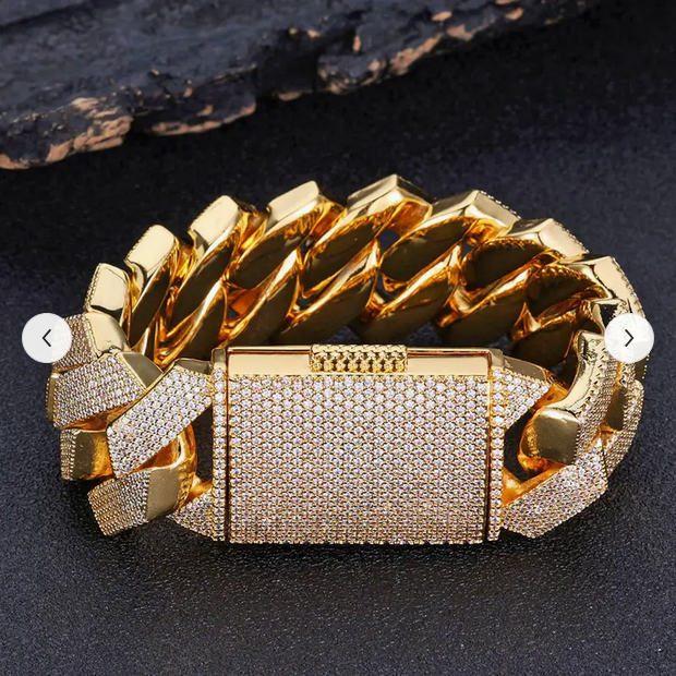 Luxury Gold Cuban Link Bracelet