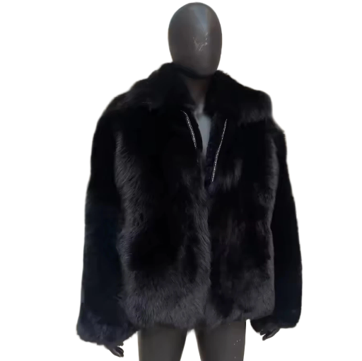 Black Faux Fur Jacket