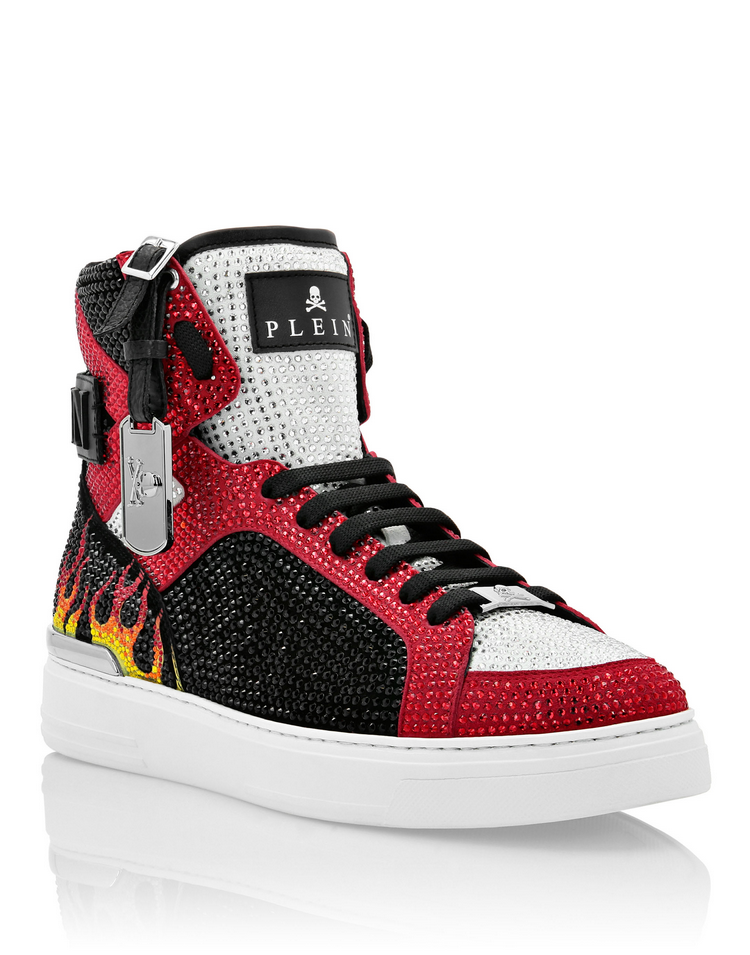Philipp Plein Flame High-Top Sneaker