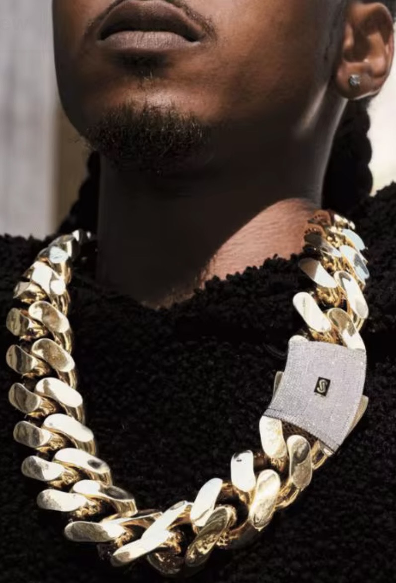 Men's Chunky Gold Chain Necklace