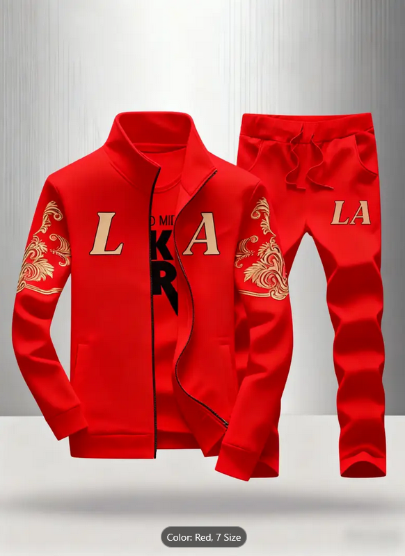 Red LA Tracksuit