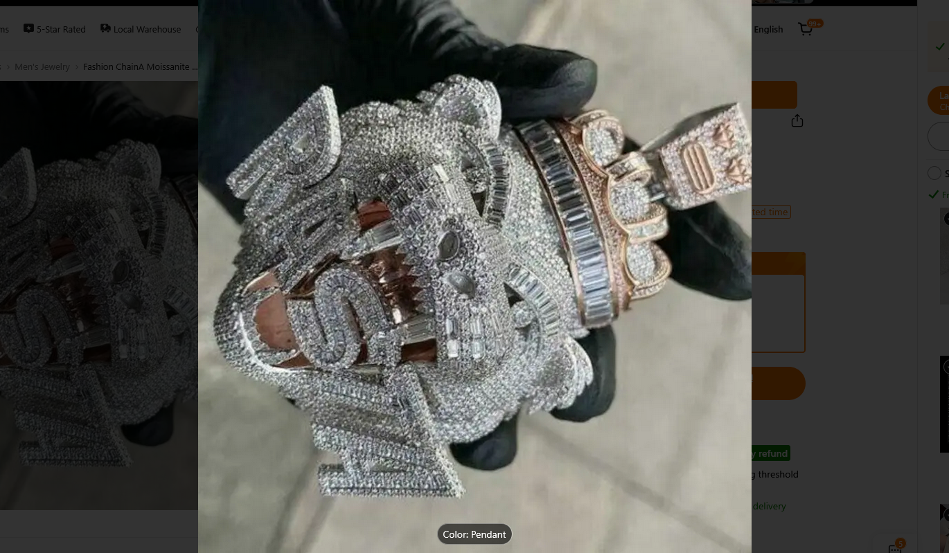 Custom Diamond Pendant