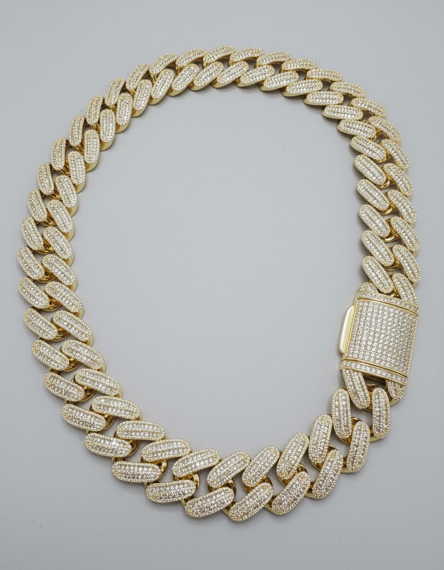 Gold Cuban Link Chain Necklace